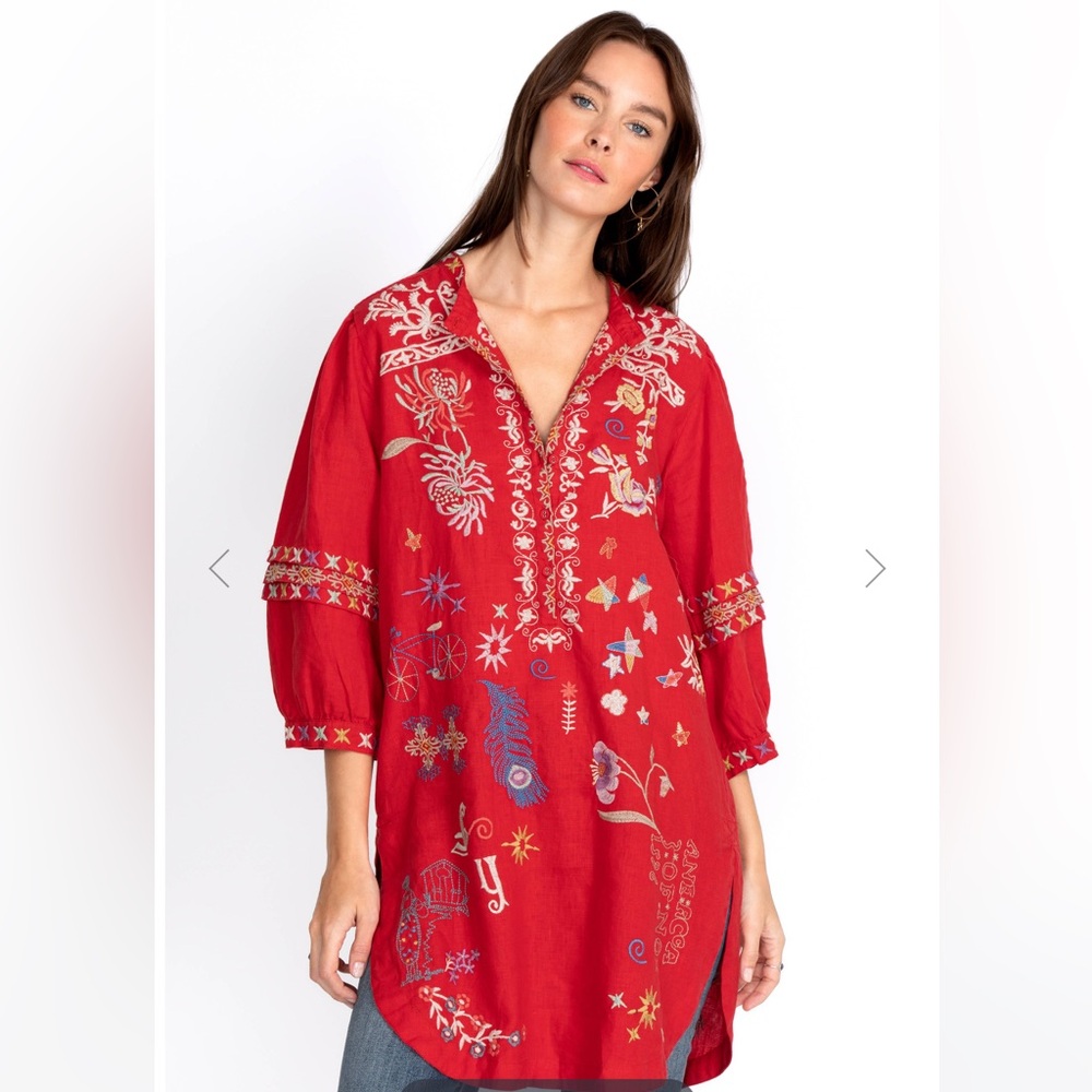 Johnny Was Azusa Tunic XS